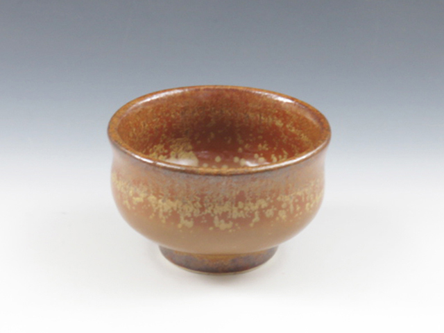 Koisago-Yaki (Tochigi) Ichikawa-Gama Japanese sake cup (guinomi) 2KOI0017
