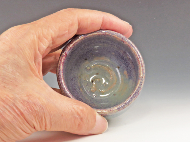 Iga-Yaki (Mie) Jyozan-Gama Japanese sake cup (guinomi) 4IGA0128