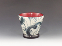 photo Mino-Yaki (Gifu) Sozan-Gama Japanese sake cup (guinomi) 4MIN0100
